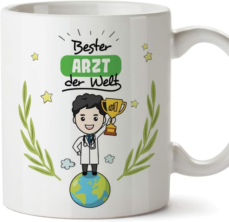 Bester Arzt der Welt - Lustige Keramiktasse 350 ml