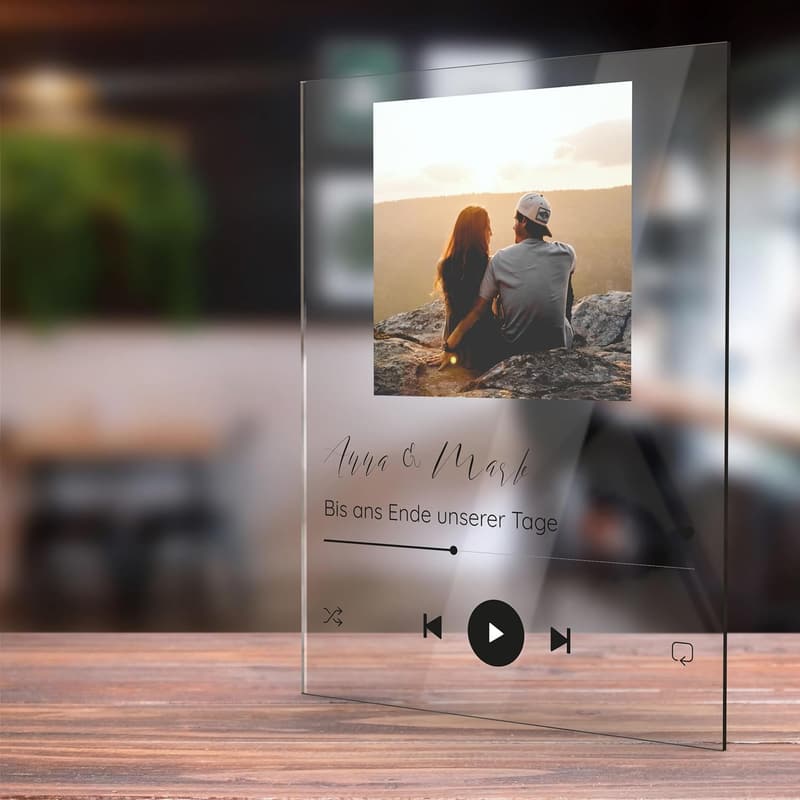 Personalisierte Foto-Glasbilder für Paare – Einzigartige Geschenke