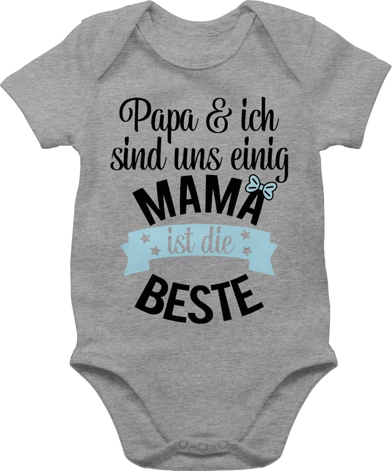 Mama Geschenk zum Muttertag - Baby Body für Jungen und Mädchen
