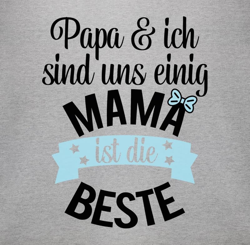 Mama Geschenk zum Muttertag - Baby Body für Jungen und Mädchen