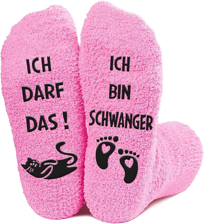 Socken-Geschenk für werdende Mütter zur Schwangerschaft