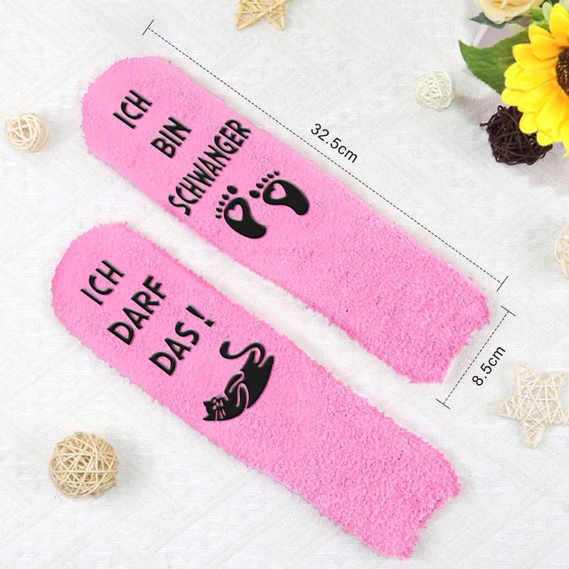Socken-Geschenk für werdende Mütter zur Schwangerschaft