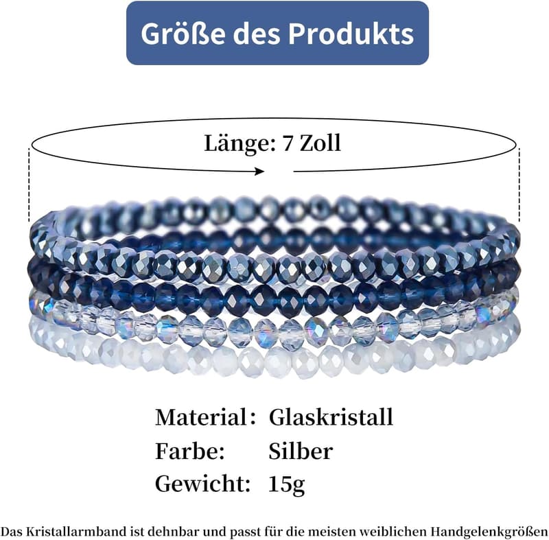 Mehrschichtiges Perlenarmband für beste Freundinnen – Boho-Schmuck