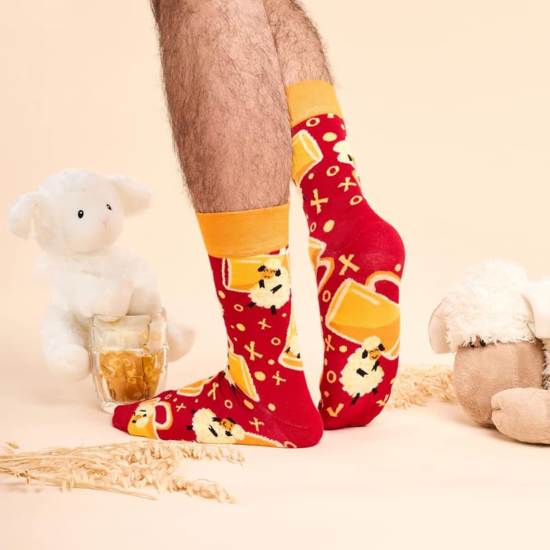 Lustige Baumwoll-Socken Unisex – viele Designs für Erwachsene und Kinder