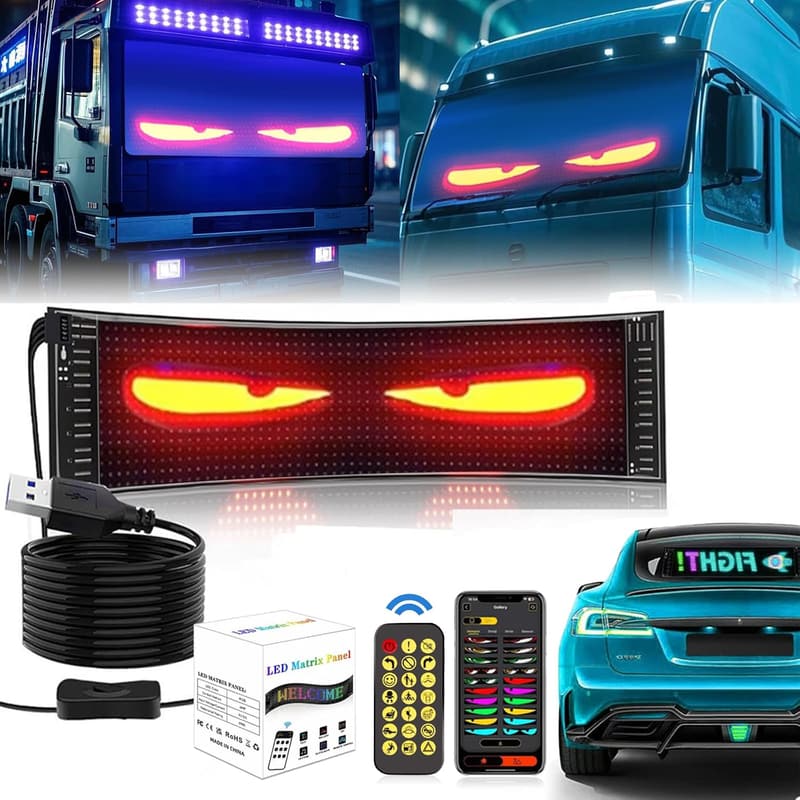 LED-Augenleuchte für Autos – Dynamische, smarte Farbbeleuchtung für LKW