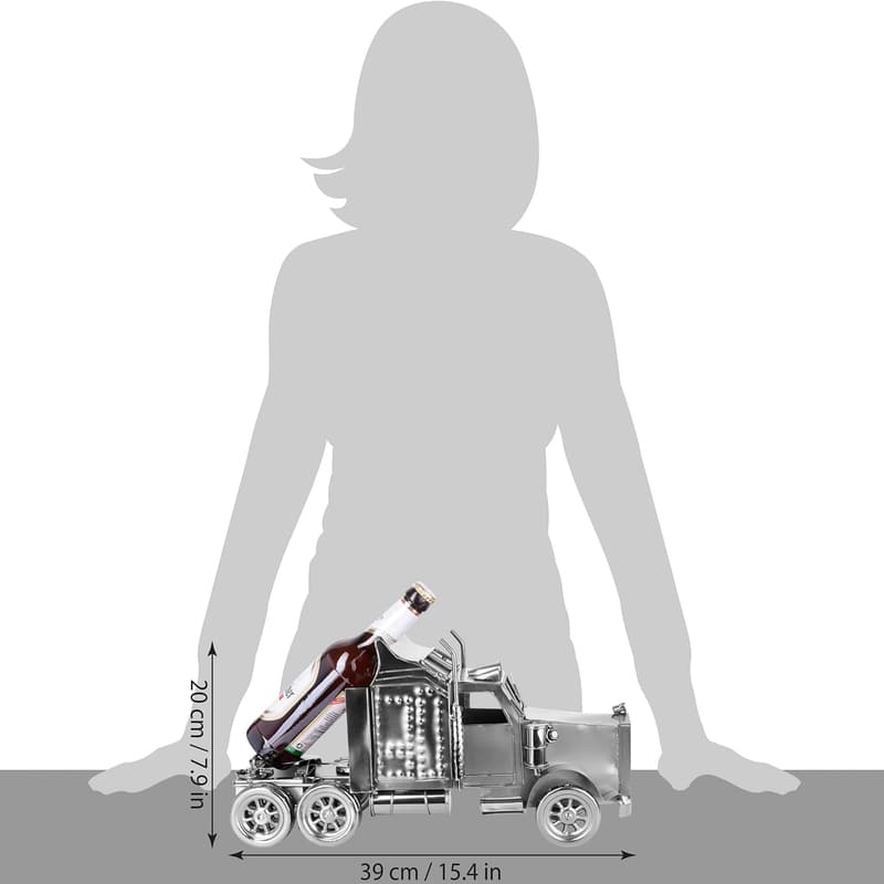 Bierflaschenhalter Truck – Metall-Skulptur für Männer, perfektes Geschenk