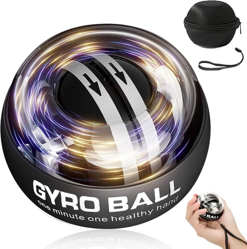 Gyroskopischer Handgelenktrainer Ball mit 5-Stufen Widerstand