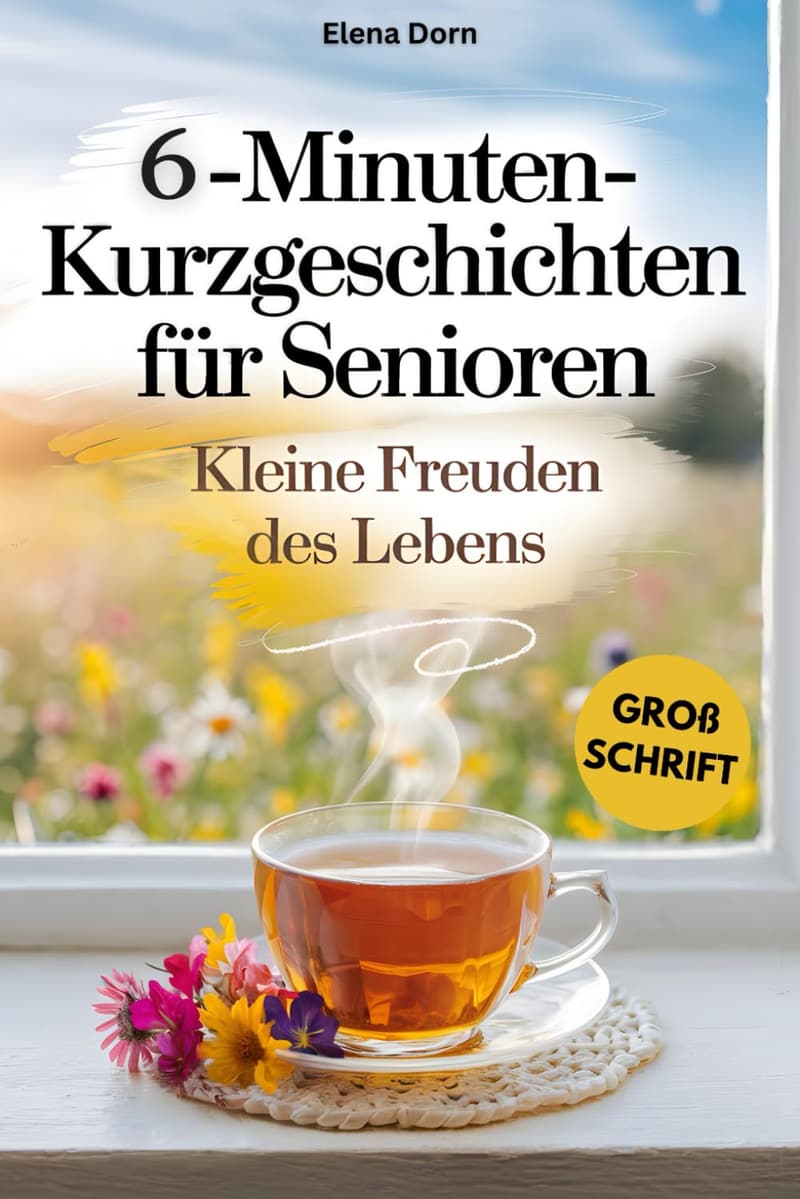 6-Minuten Kurzgeschichten für Senioren – Kleine Freuden des Lebens in Großschrift