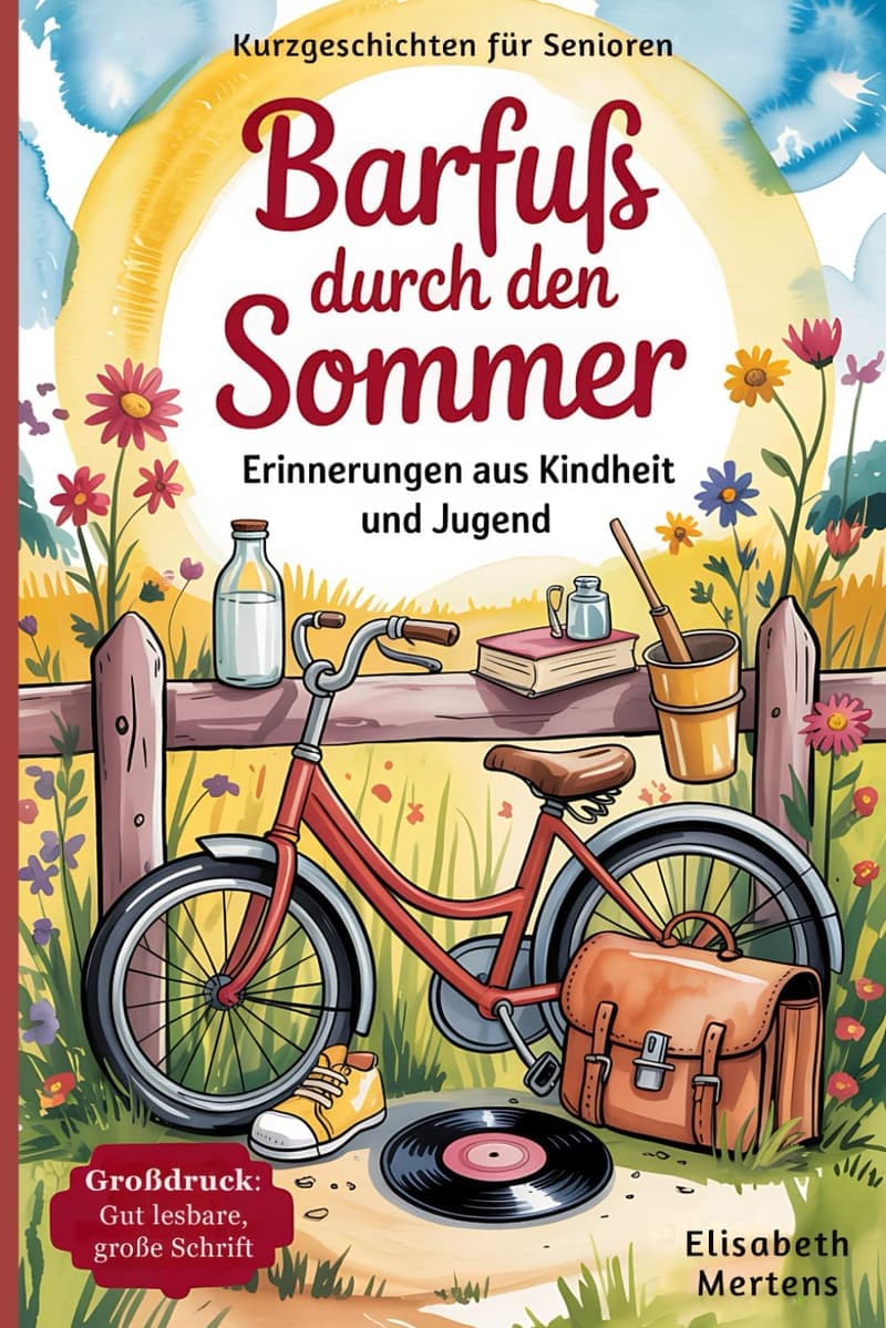 Barfuß durch den Sommer: Kurzgeschichten für Senioren in Großdruck