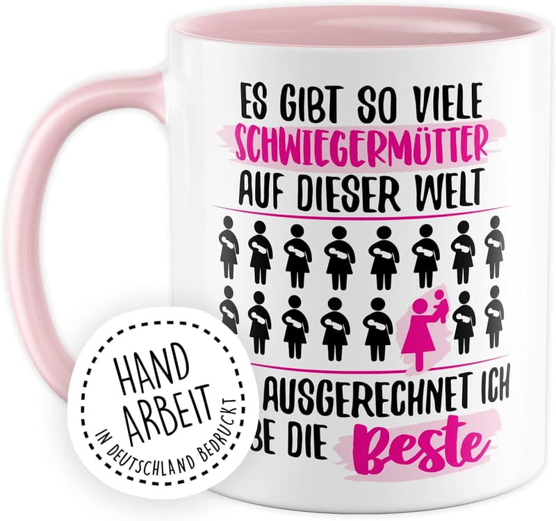 Tasse für Schwiegermütter – Muttertagsgeschenk mit Botschaft