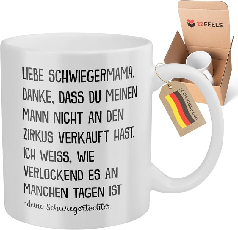 Schwiegermutter Tasse – persönliches Geschenk zur Wertschätzung