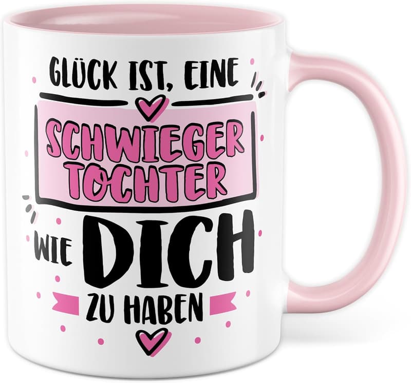 Kaffeetasse für Schwiegertöchter – Geschenk mit liebevollem Spruch