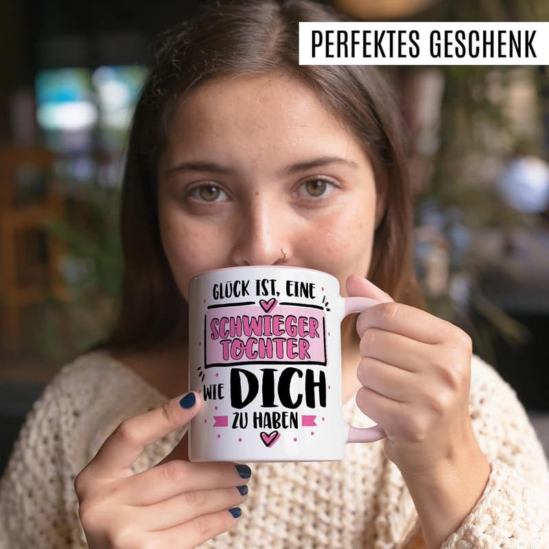 Kaffeetasse für Schwiegertöchter – Geschenk mit liebevollem Spruch