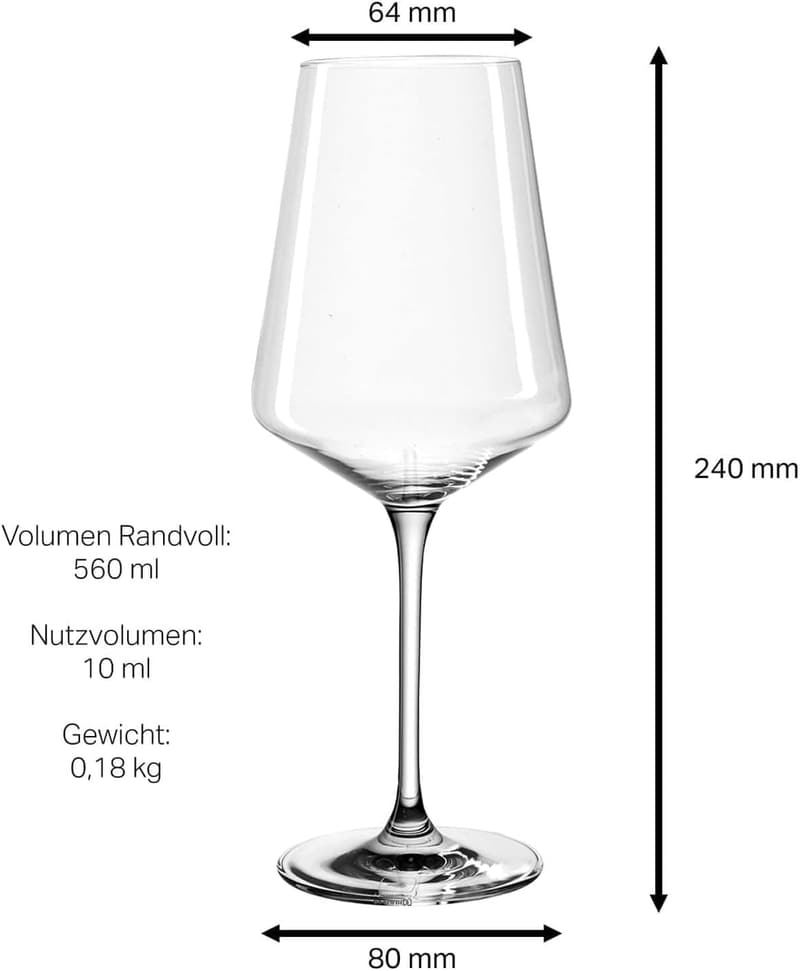 Personalisierte Weingläser im Set - 2X Leonardo 560ml mit Gravur für Paare