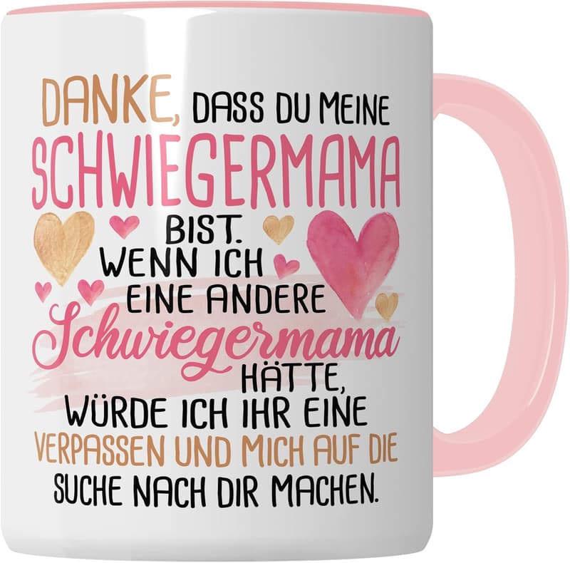 Lustiger Kaffeebecher für die Lieblingsschwiegermutter – Geschenkidee zur Hochzeit oder Geburtstag