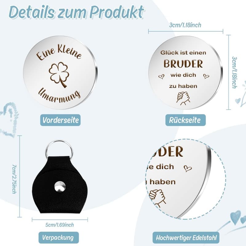 Pocket Hug Glücksbringer - Personalisierte Geschenke für Männer und Frauen
