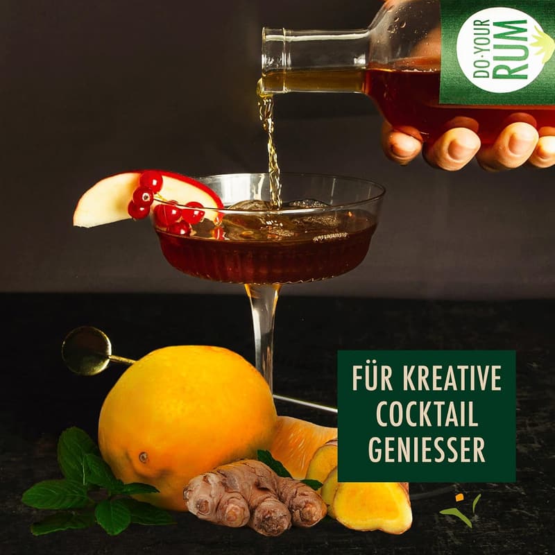 DIY Rum Infusionsset für Paare | Geschenkset mit Gewürzen & Flaschen