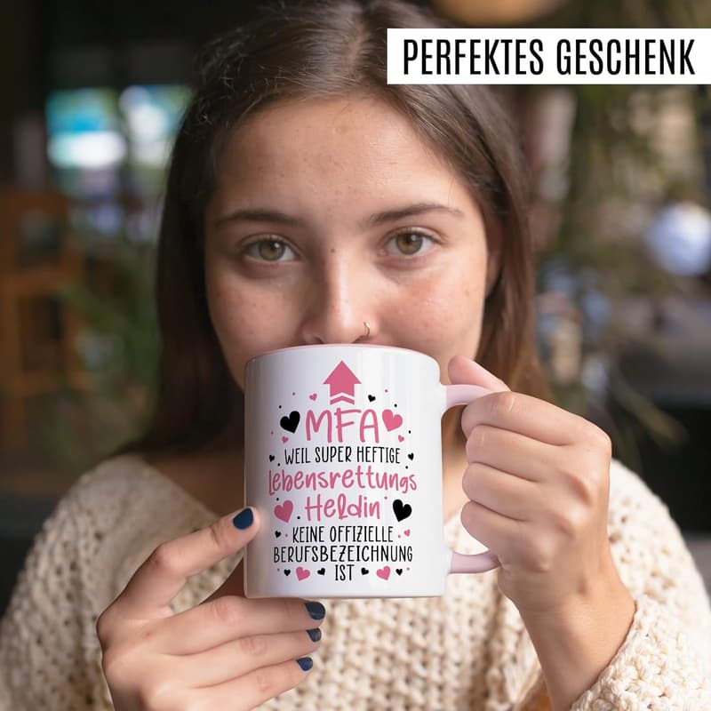 Lebensrettungs Heldin Tasse für Medizinische Fachangestellte