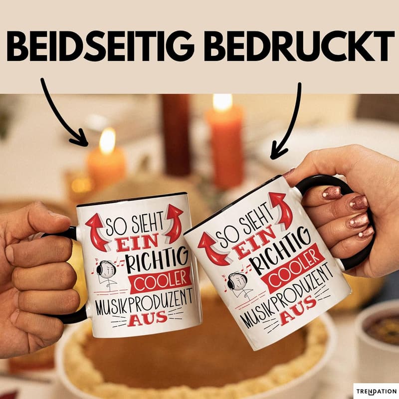 Cooler Musikproduzenten-Becher – Geschenk für den Geburtstag