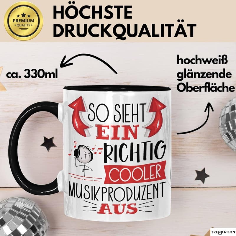 Cooler Musikproduzenten-Becher – Geschenk für den Geburtstag