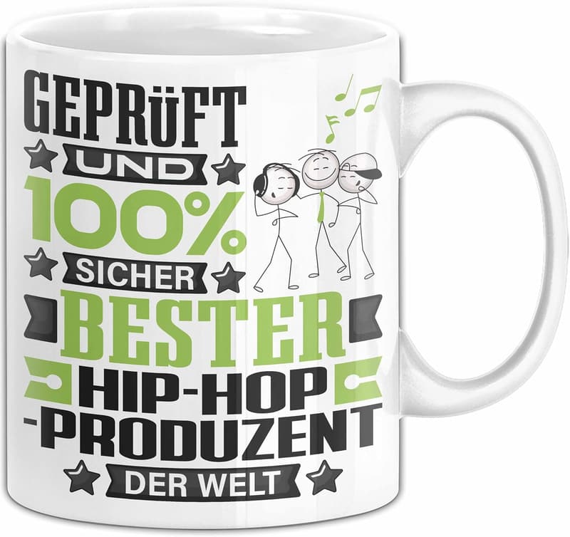 Geschenk für Hip-Hop-Produzenten – Lustiger Spruch für beste Produzenten