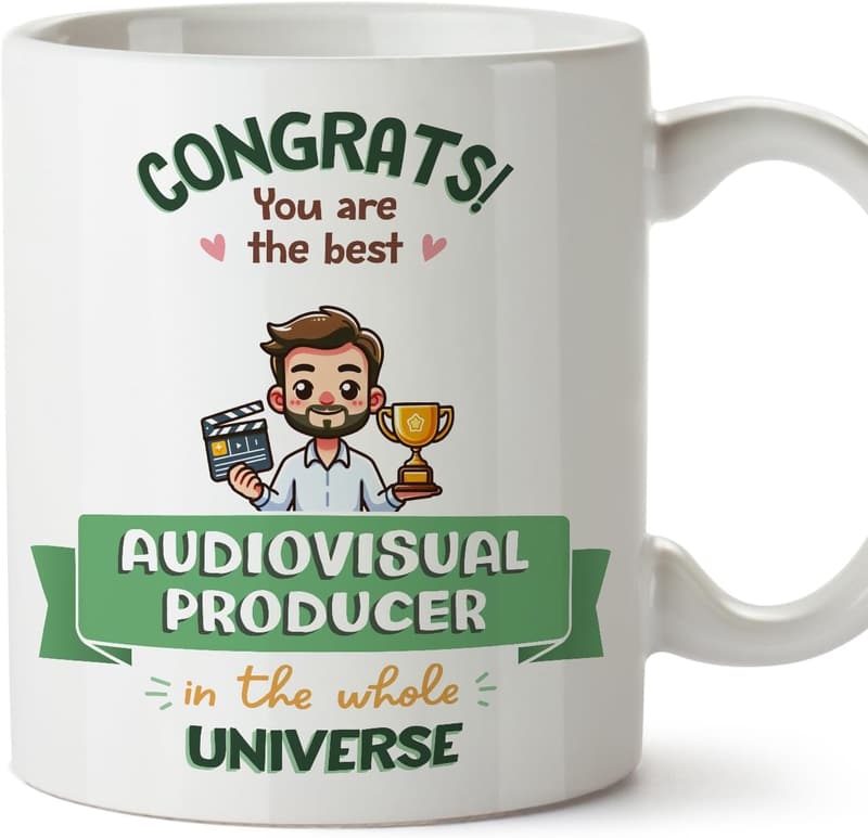 Best in Universe Tasse für audivisuelle Produzenten – 11 oz / 330 ml