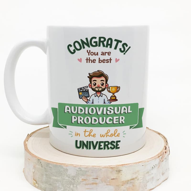 Best in Universe Tasse für audivisuelle Produzenten – 11 oz / 330 ml
