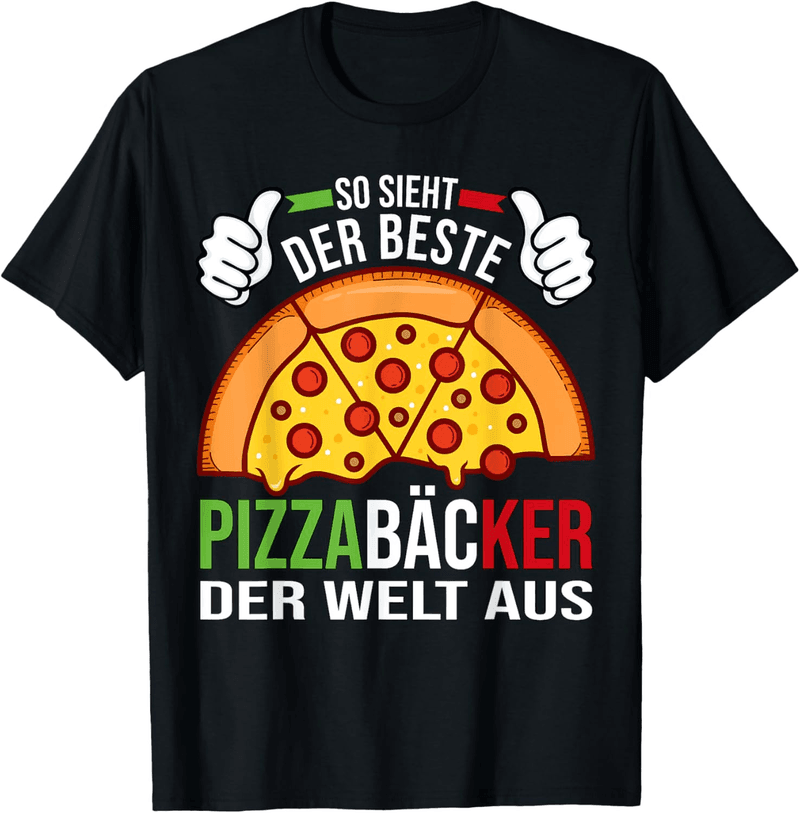 Weltbeste Pizzabäcker T-Shirt für Pizzaliebhaber