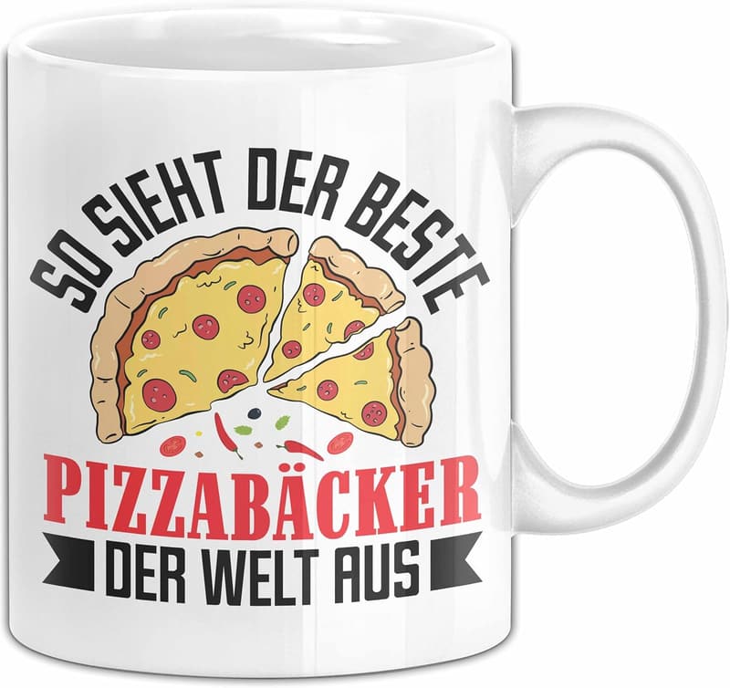 Beste Pizza der Welt Tasse für Pizzabäcker