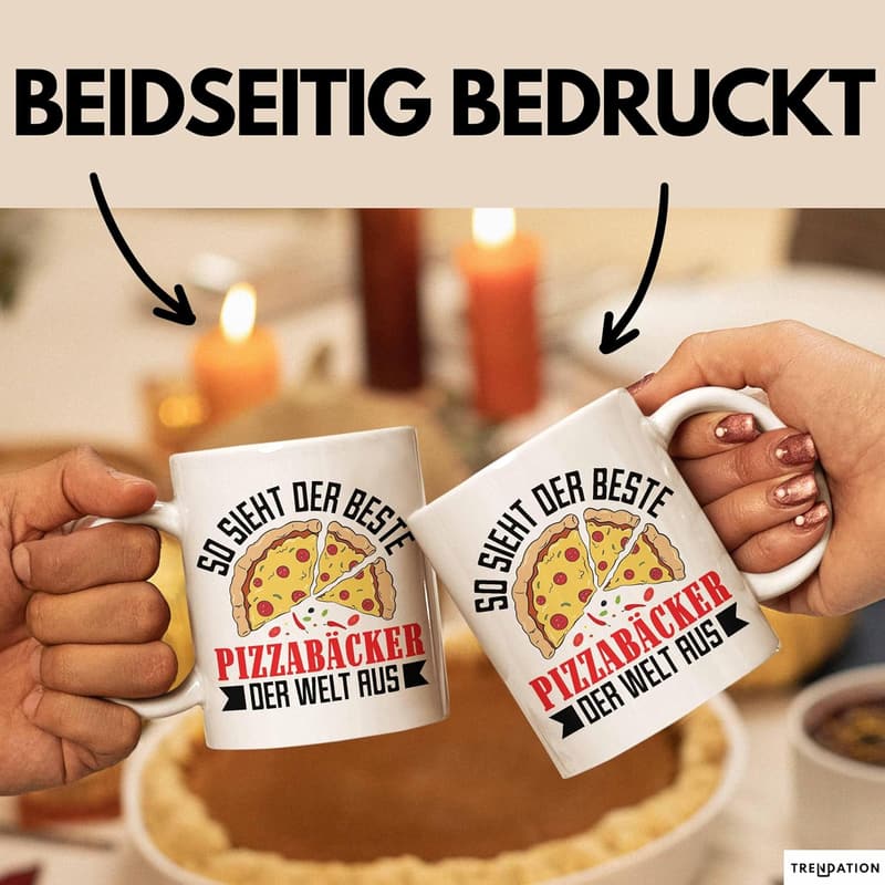 Beste Pizza der Welt Tasse für Pizzabäcker