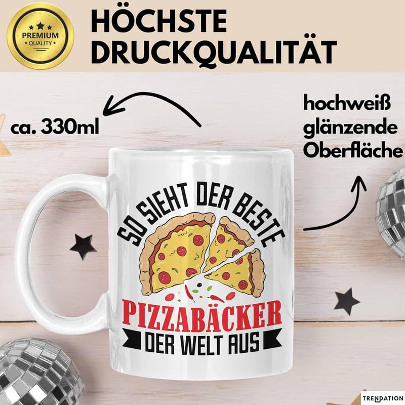 Beste Pizza der Welt Tasse für Pizzabäcker