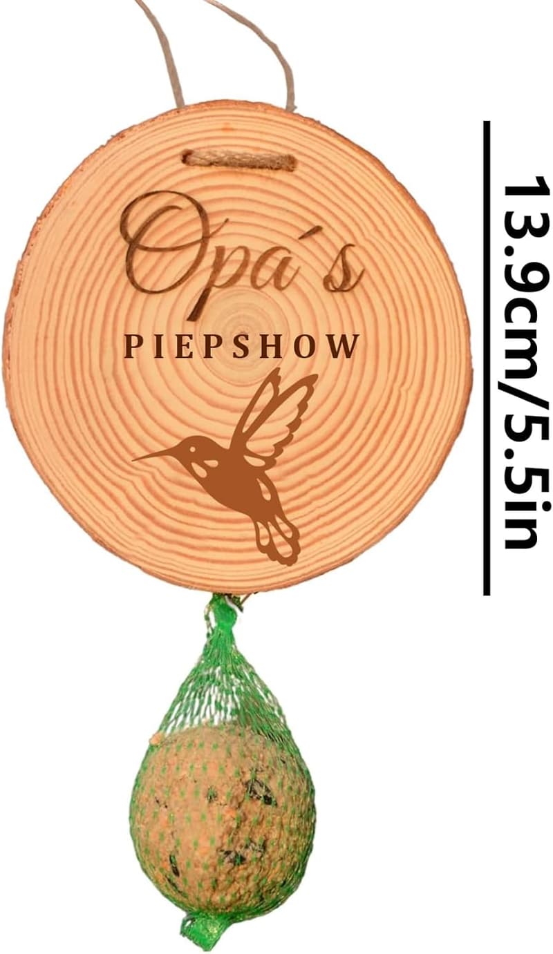 Geschenk zum Geburtstag: DIY Holzscheiben für Opa, 13-14 cm Durchmesser