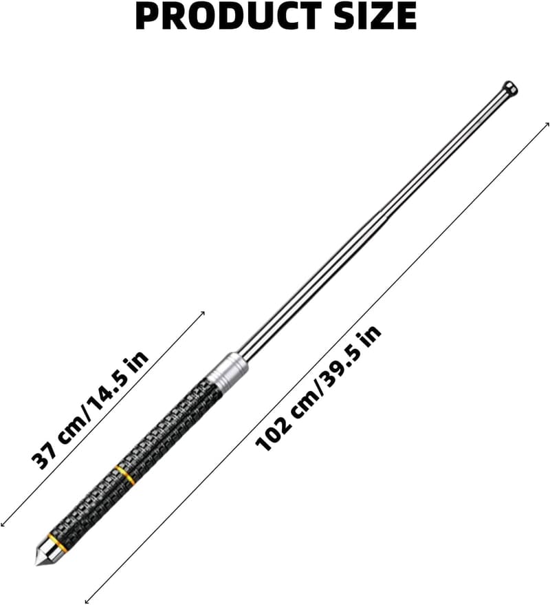 Tragbarer 3-in-1-Trekkingstock – Robustes Outdoor-Survival-Tool