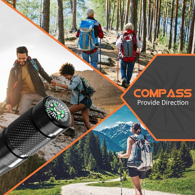 Multitool Stift mit Kompass – Geschenk für Männer und Väter