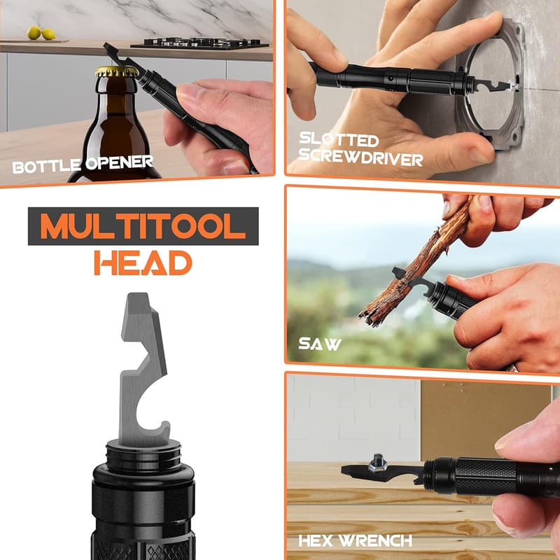 Multitool Stift mit Kompass – Geschenk für Männer und Väter