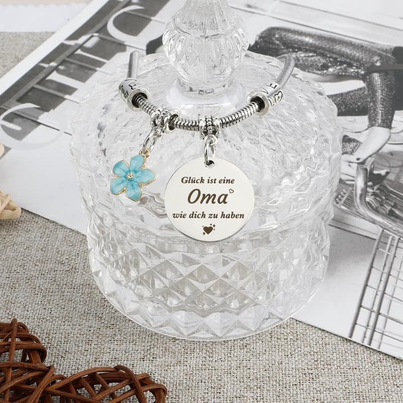 Muttertagsarmband für Oma – Handgefertigtes Geschenk von Enkeln