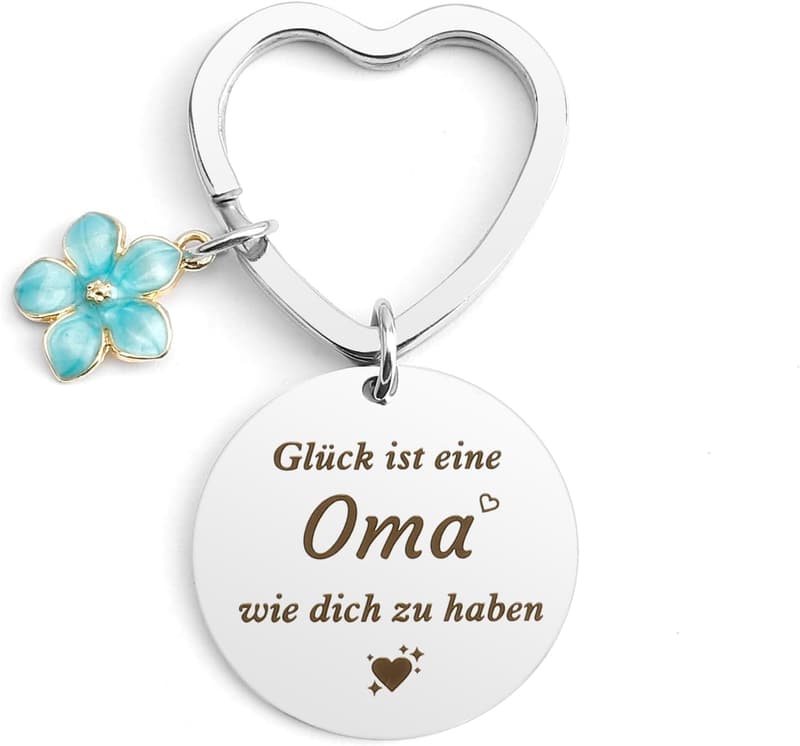 Schlüsselanhänger für Oma – Perfektes Geschenk zum Muttertag und Geburtstag