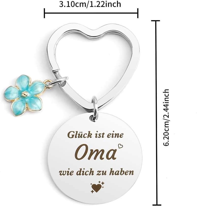 Schlüsselanhänger für Oma – Perfektes Geschenk zum Muttertag und Geburtstag
