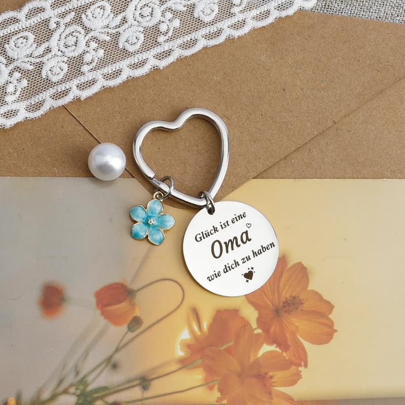 Schlüsselanhänger für Oma – Perfektes Geschenk zum Muttertag und Geburtstag