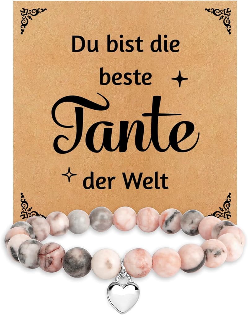 Personalisierte Armband für die Tante – perfekt zum Muttertag oder Geburtstag