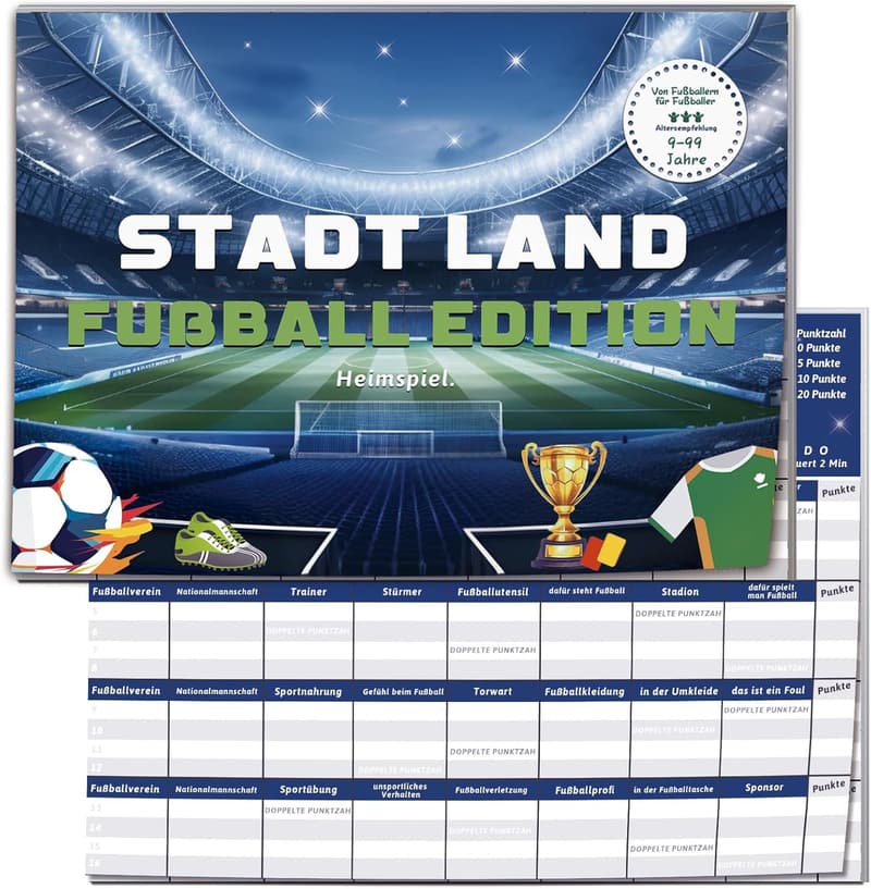 Fussball Kartenspiel für Jugendliche – Geschenke zur Konfirmation und zum Geburtstag