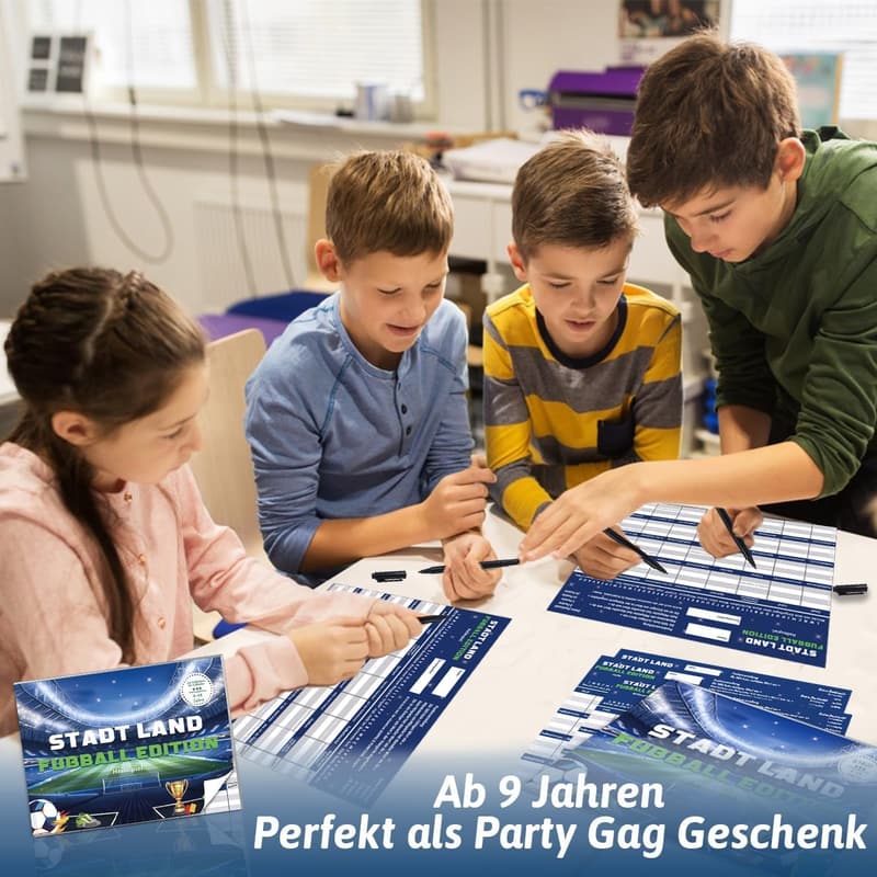 Fussball Kartenspiel für Jugendliche – Geschenke zur Konfirmation und zum Geburtstag