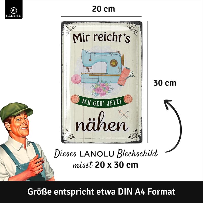 Retro Blechschild 