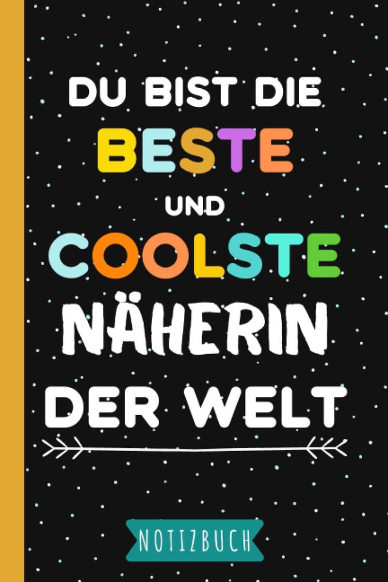 Coole Weihnachtsgeschenke für Näherinnen: LINIERTES A5-Notizbuch