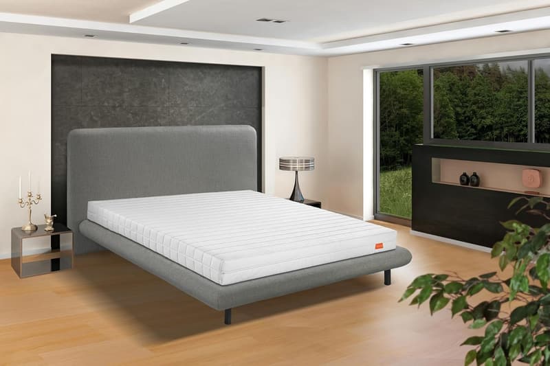 Komfortschaummatratze 80 x 200 cm, Härtegrad 2, waschbarer Bezug, Made in EU