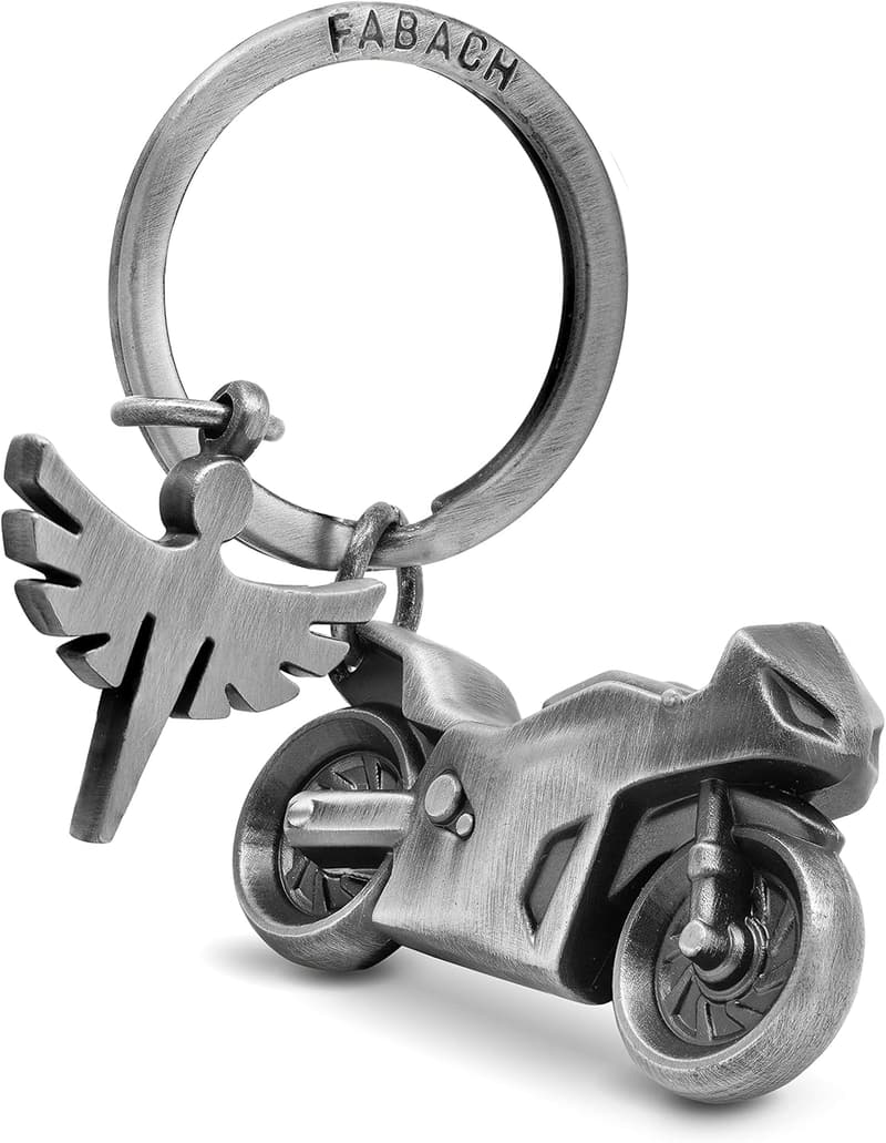 Schutzengel Schlüsselanhänger für Motorradfahrer - Glücksbringer