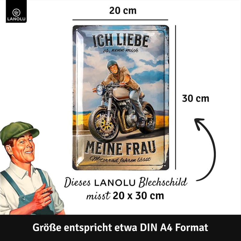 Retro Blechschild 