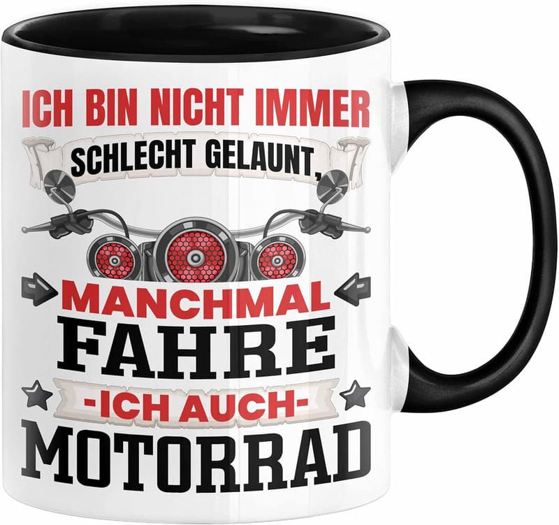 Motorradfahrer Tasse 