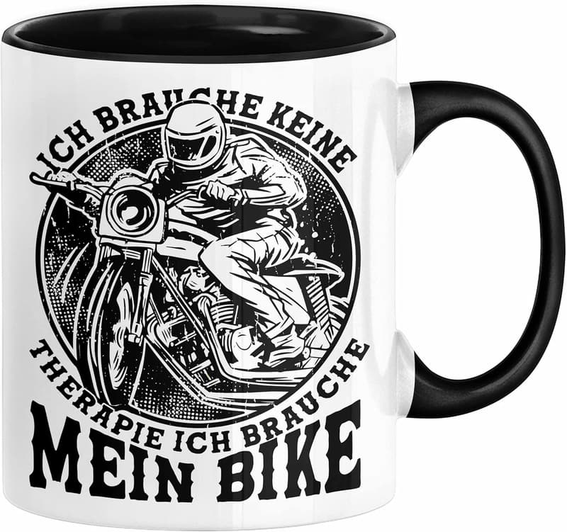 Motorradfahrer Tasse 