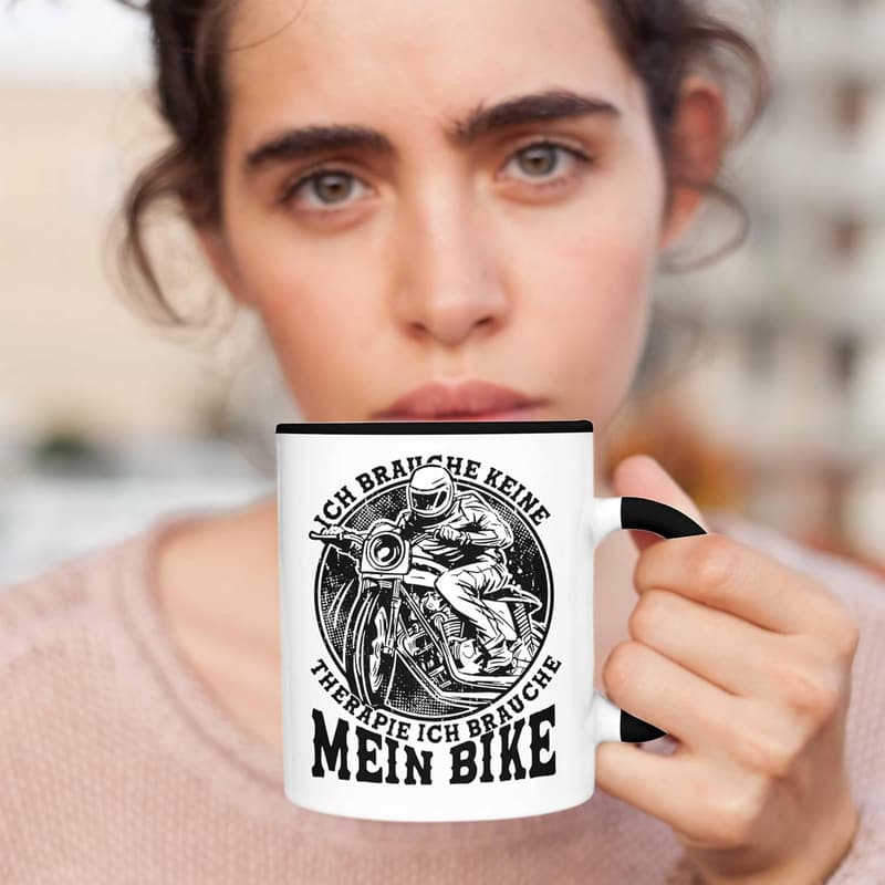 Motorradfahrer Tasse 